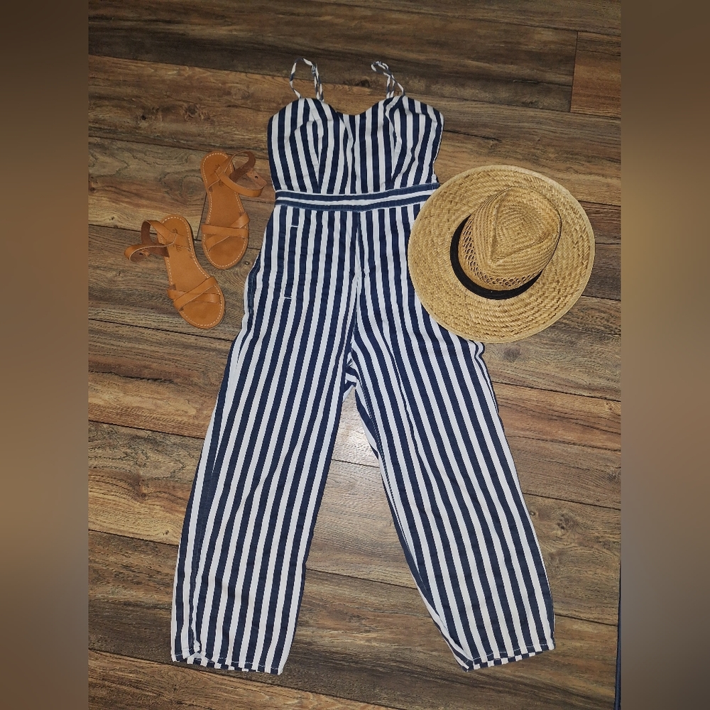 MOTHER cut it out denim jumpsuit